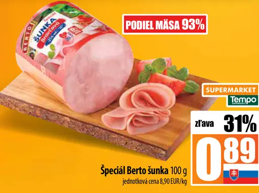 Berto Špeciál šunka bravčová