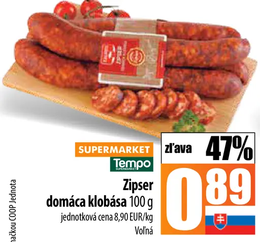 Zipser domáca klobása