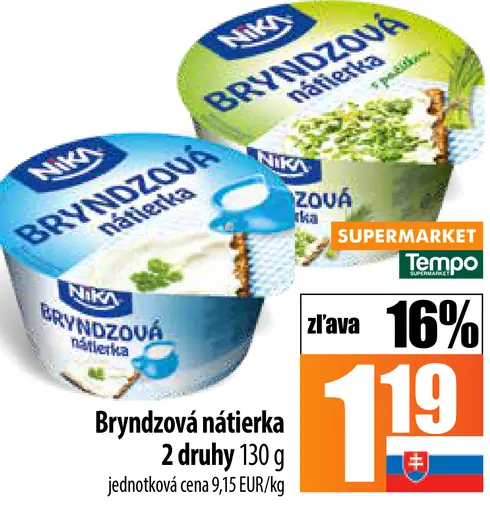 Nika Bryndzová nátierka