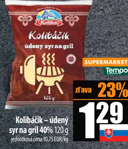 Kolibáčik údený syr na gril