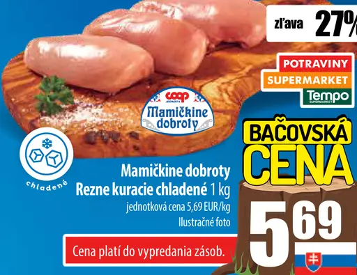 Mamičcine dobroty Rezne kuracie chladené