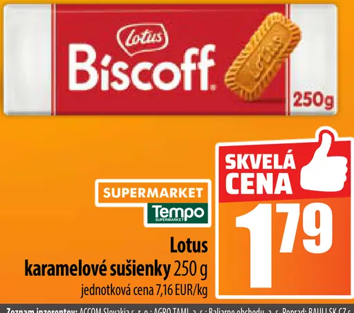 Lotus Karamelové sušienky