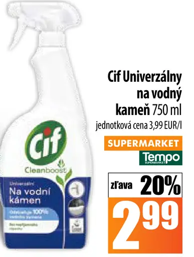 Cif Univerzálny na vodný kameň