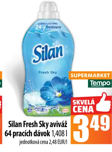 Silan avivážny prostriedok Fresh Sky