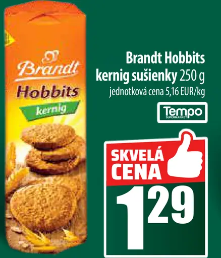 Brandt Hobbits Ovsenné sušienky