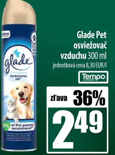 Glade Pet osviežovač vzduchu