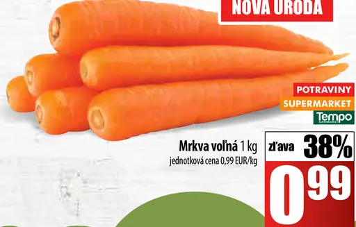 Tempo Mrkva voľná