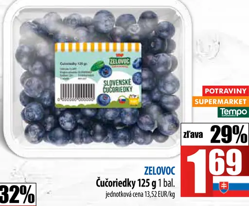 Zelovoc Čučoriedky