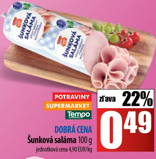 Tempo Šunková saláma