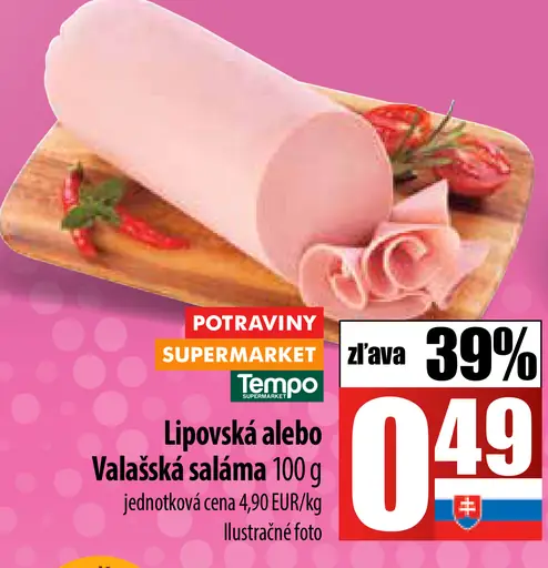 Lipová alebo Valašská saláma