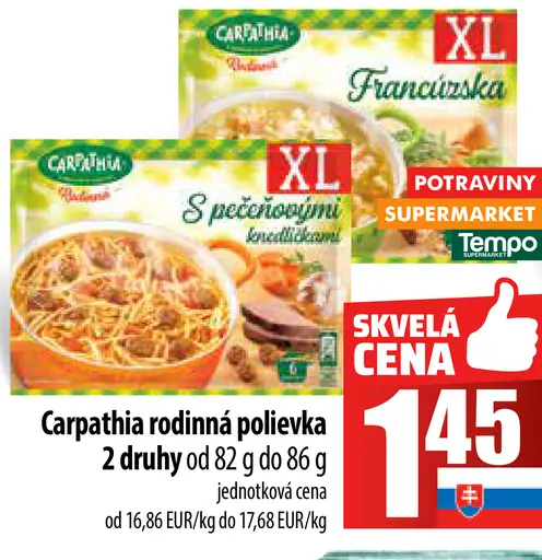 Carpathia rodinná polievka