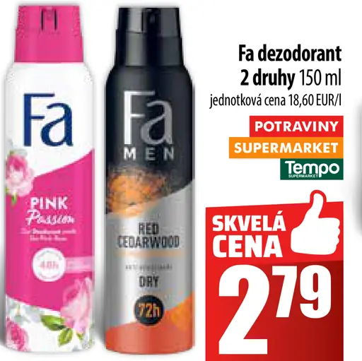 Fa dezodorant