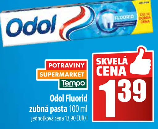Odol Fluorid zubná pasta
