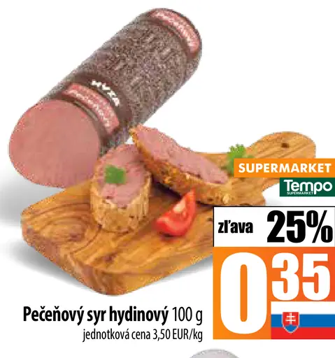 Pečeňový syr hydinový