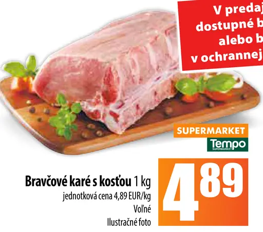 Bravčové karé s kosťou