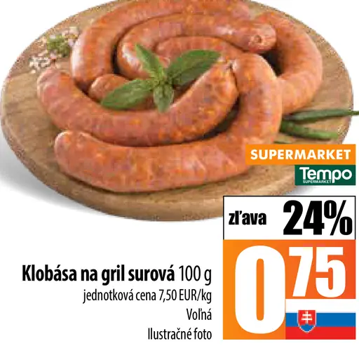 Klobása domáca na gril