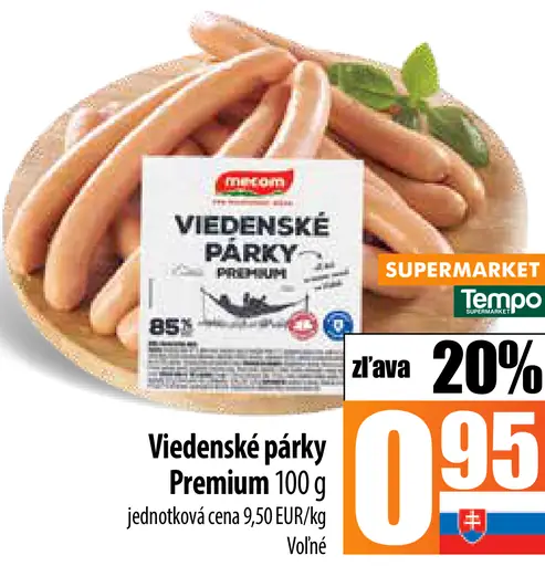 Masom Viedenské párky Premium