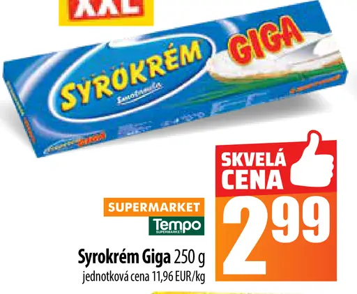 Syrokrém Giga
