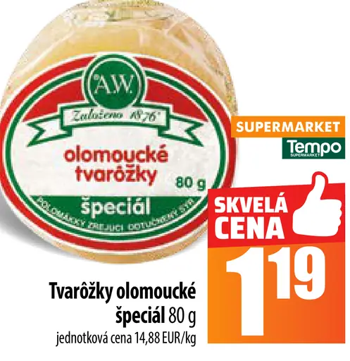Tvarôžky olomoucké špeciál