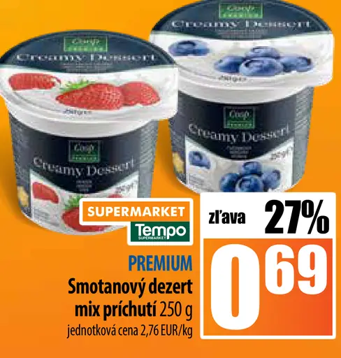 Smotanový dezert