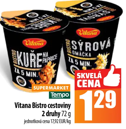 Vitana Bistro cestoviny 2 druhy