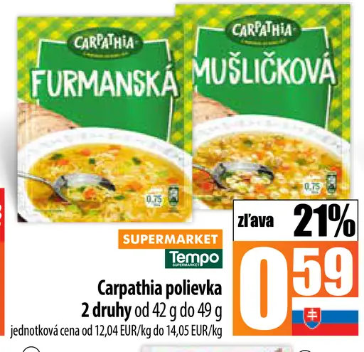 Carpathia polievka furmanská