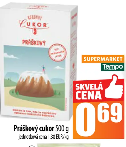 Práškový cukor