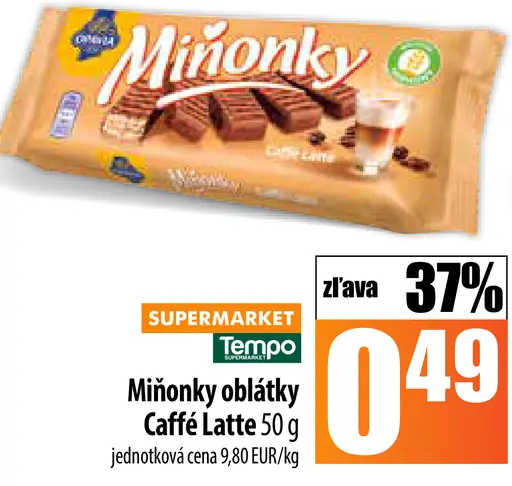 Miňonky oblátky Caffé Latte