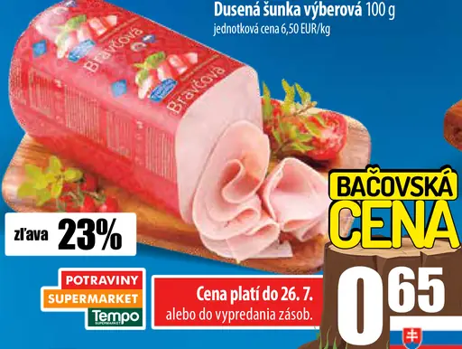 Dusená šunka výberová