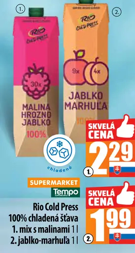 Rio Cold Press 100% chladená šťava