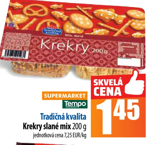 Tradičná kvalita Krekry slané