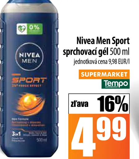 Nivea Men Sport sprchovací gél