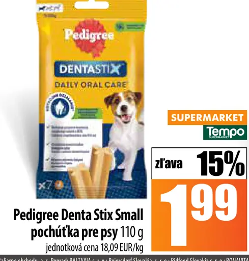 Pedigree Denta Stix Small pochúťka pre psy