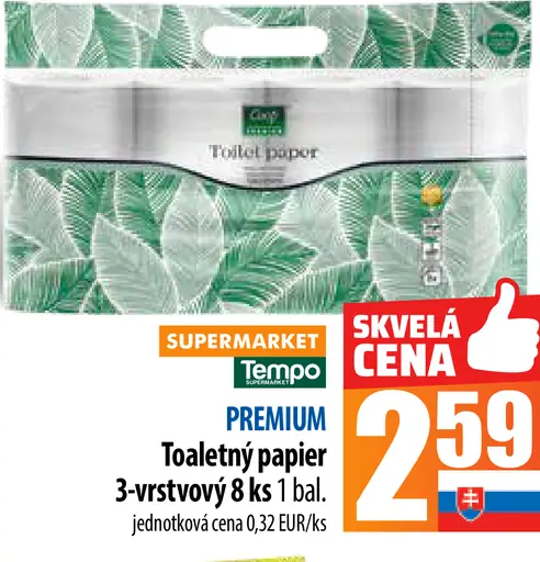 Toilet papier 3-vrstvový