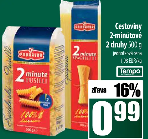 Podravka Cestoviny 2-minútové