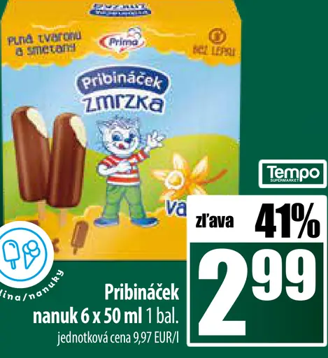 Pribináček nanuk