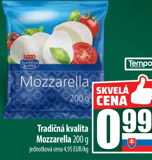 COOP Jednota Mozzarella
