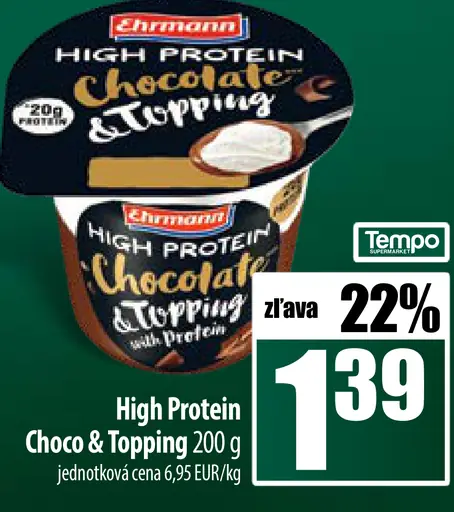 Ehrmann High Protein Choco & Topping