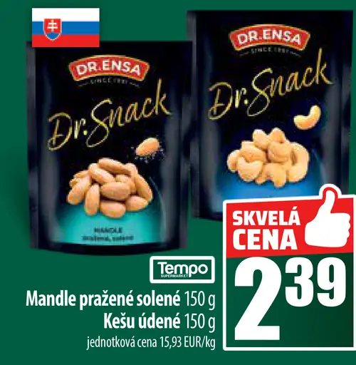 Kešu pražené solené