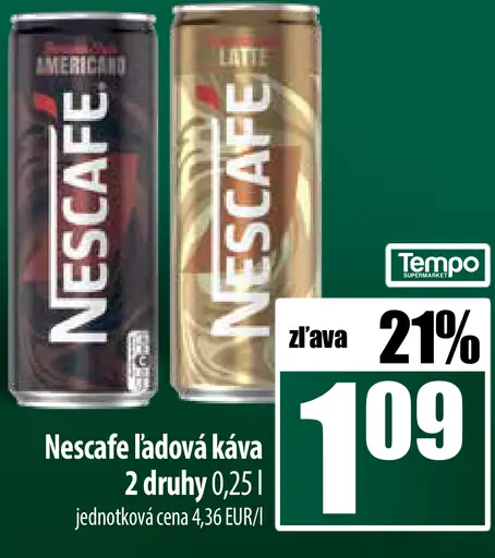 Nescafe ľadová káva