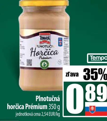 Plnotučná horčica Prémiová