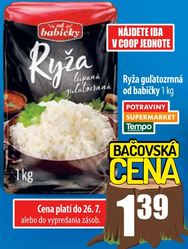 Ryža guľatozrnná od babičky