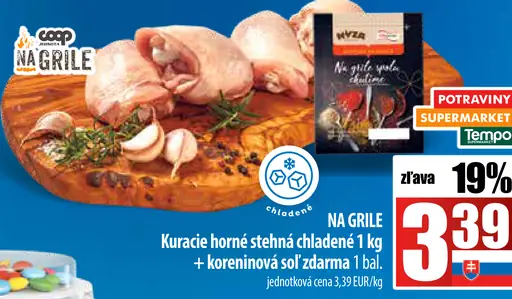 Na Grile Kuracie horné stehná