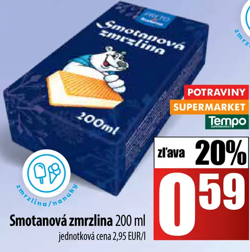 Smotanová zmrzlina