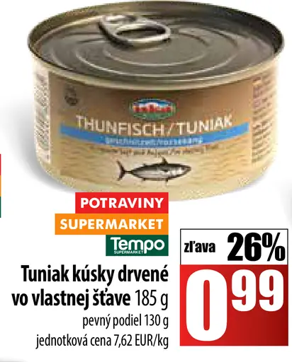 Mann tuniačik kúsky v oleji