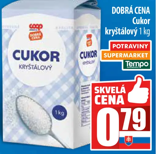 Dobrá cena Cukor kryštálový