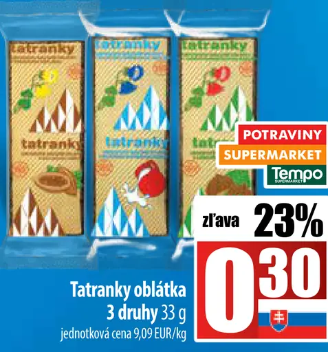 Tatranky oblátka