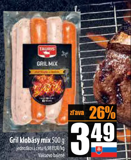 Tauris Gril klobásy mix