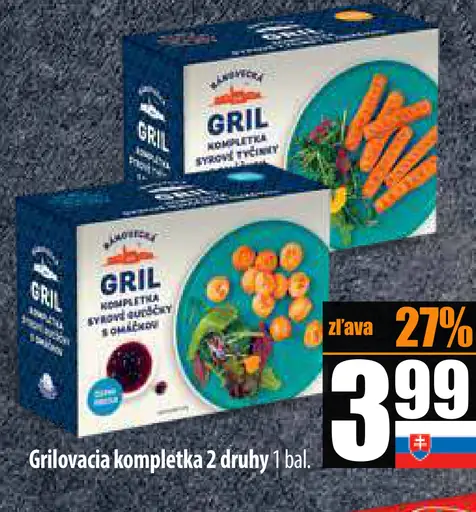 GRIL Grilovacia komplektácia 2 druhy