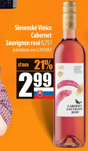 Slovenské Vinice Cabernet Sauvignon rosé
